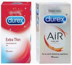 Pack Of 2 Ultra Thin And Extra Thin Condoms