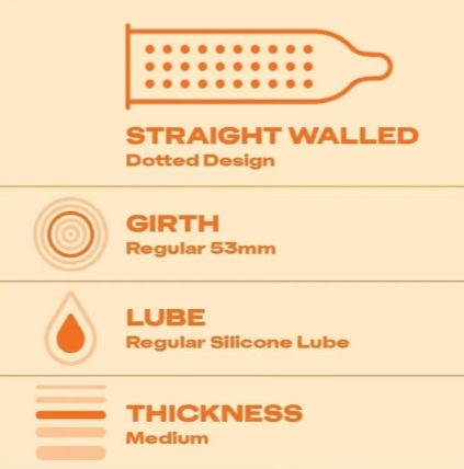 Durex 10 Piece Extra Dots Condoms-Ladies Rough Feeling - Image 3