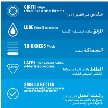 12-Piece Latex Extra Safe Condoms - Image 2