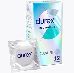 Durex Invisible 12S- Extra Feel- Ladies Choice