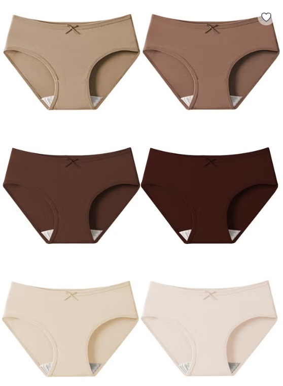 Everyday Cotton Bikini Panties – 6 Pack
