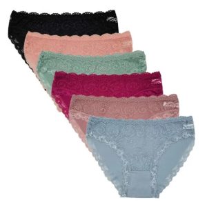 Low-Rise Cotton Bikini Panties – 6 Pack
